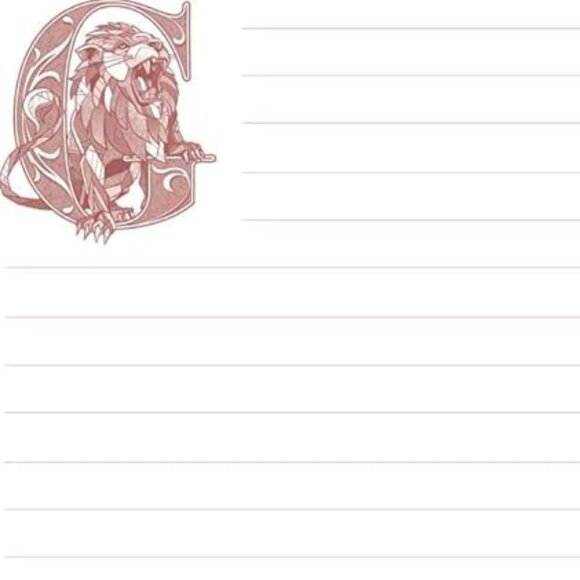 Harry Potter Sculpted Gryffindor Journal and House Crest Keychain Set - Picture 8 of 13